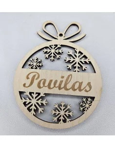 Vardinis kalėdinis žaisliukas Nr. 1