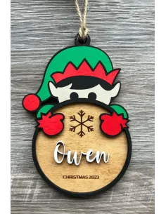 Kalėdine eglutės dekoracija - Elfas