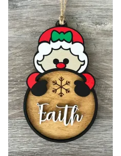 Kalėdine eglutės dekoracija - Kalėdų Senelė