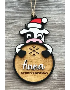 Kalėdine eglutės dekoracija - Karvutė