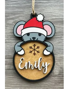 Kalėdine eglutės dekoracija - Pelytė