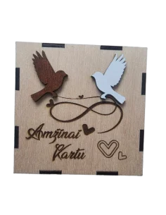 Foto dėžutė „Amžinai kartu“ – romantiška dovana su nuotraukomis